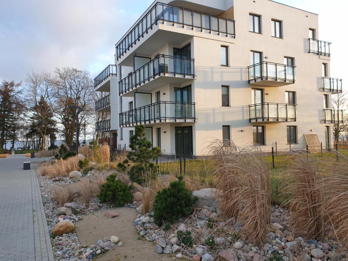 Apartament "Zloty Relaks" Tuz Przy Plazy Z Balkonem Z Widokiem Na Hel I Hamakami Puck Bagian luar foto