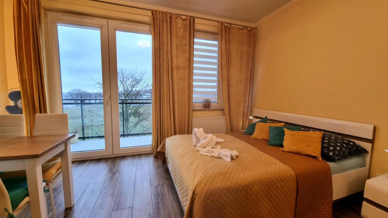 Apartament "Zloty Relaks" Tuz Przy Plazy Z Balkonem Z Widokiem Na Hel I Hamakami Puck Bagian luar foto