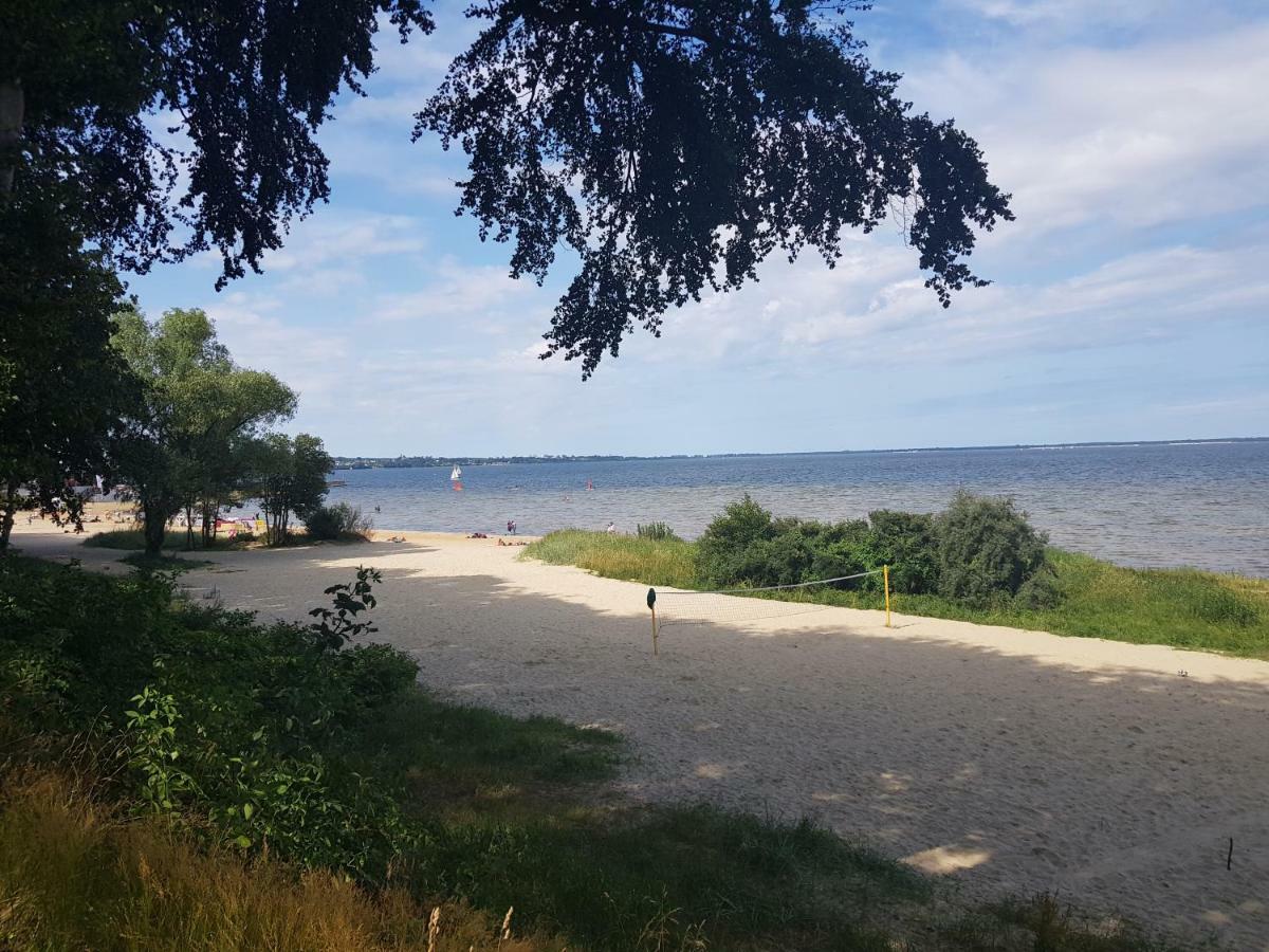 Apartament "Zloty Relaks" Tuz Przy Plazy Z Balkonem Z Widokiem Na Hel I Hamakami Puck Bagian luar foto