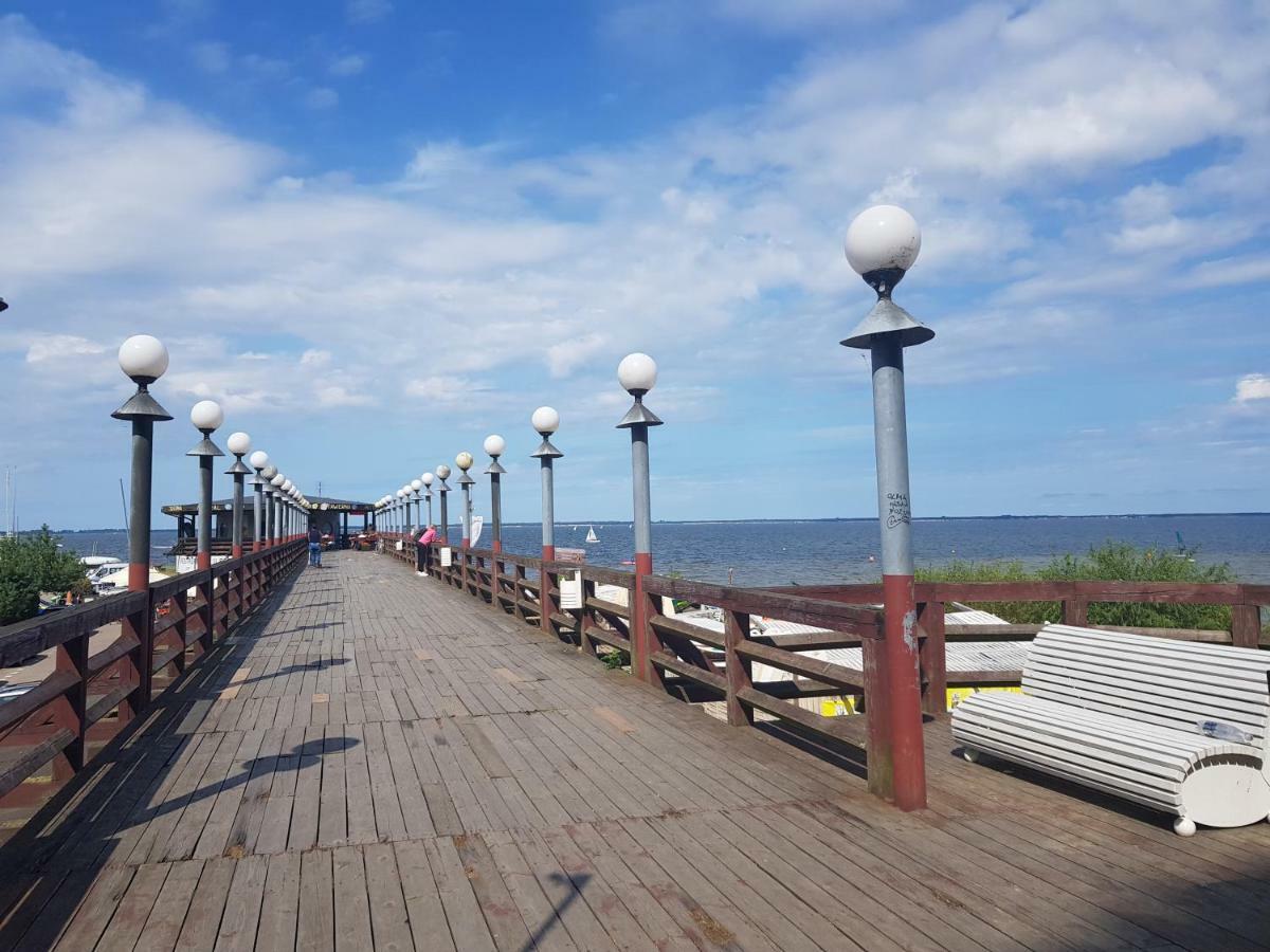 Apartament "Zloty Relaks" Tuz Przy Plazy Z Balkonem Z Widokiem Na Hel I Hamakami Puck Bagian luar foto