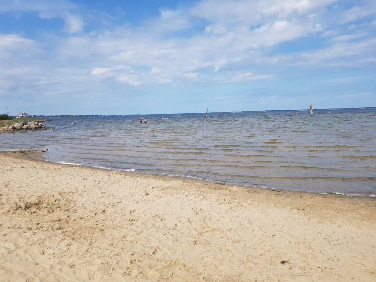 Apartament "Zloty Relaks" Tuz Przy Plazy Z Balkonem Z Widokiem Na Hel I Hamakami Puck Bagian luar foto